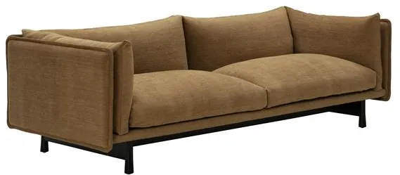 Wendelbo Kite Modulsofa 09 2,5-seater Roco 02/Sort Bejdset Egetræ
